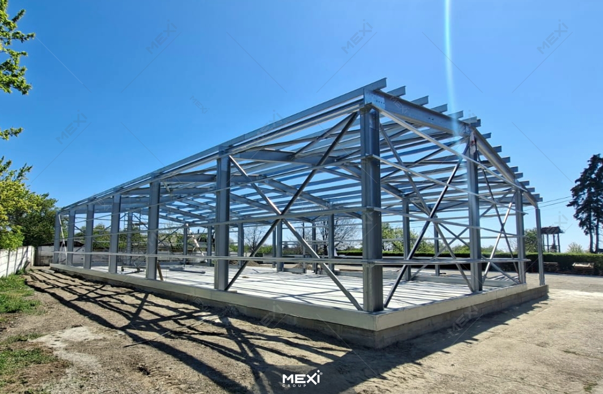 constructie magazie de depozitare din profile metalice MEXI®